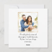 Cartes Pour Fêtes Annuelles Personalized Cherry Hearts Anniversary Card (Dos)