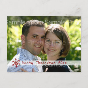 Cartes Pour Fêtes Annuelles Personalized Christmas Photo Card