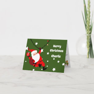 Cartes Pour Fêtes Annuelles Personalized letter from Santa to a child