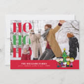 Cartes Pour Fêtes Annuelles Personalized Photo Holiday Gang Around the Tree (Devant)