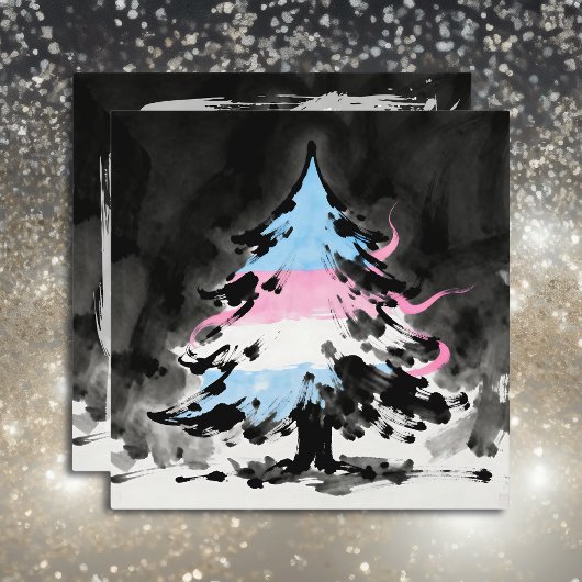 Cartes Pour Fêtes Annuelles Personalized Transgender Christmas Poem