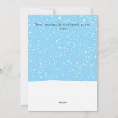 Cartes Pour Fêtes Annuelles Personalized Watercolour Pony Flat Christmas (Dos)