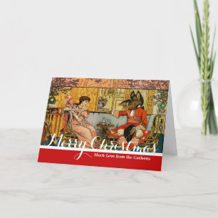 Cartes Pour Fêtes Annuelles Personnages Classiques de Contes de Fées de Beauté