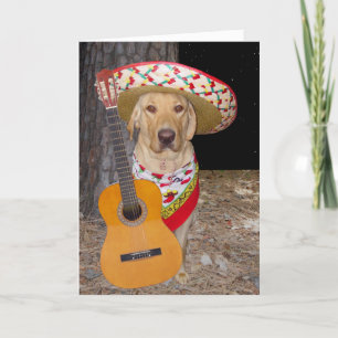 Cartes Pour Fêtes Annuelles Personnalisable Cute Espagnol, Lab Valentine