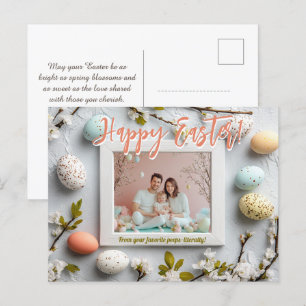Cartes Pour Fêtes Annuelles 🐰 🥚 🌸 personnalisable OEufs stravagant Salutati