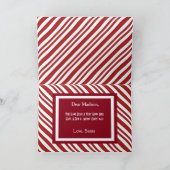 Cartes Pour Fêtes Annuelles Personnalisé de l'atelier de Père Noël (Intérieur)