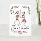 Cartes Pour Fêtes Annuelles Personnalisé Éffrayant Noël Drôle Dit Pour Les Ami (Dos)