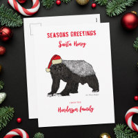 Personnalisé Funny Honey Badger Père Noël