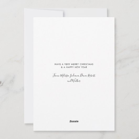 Cartes Pour Fêtes Annuelles Personnalisé Funny Pet Chat Cher Père Noël Noël (Dos)