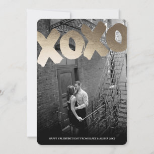 Cartes Pour Fêtes Annuelles Personnalisé   Luxe XOXO Valentine