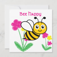 Personnalisé Mete Bee Happy