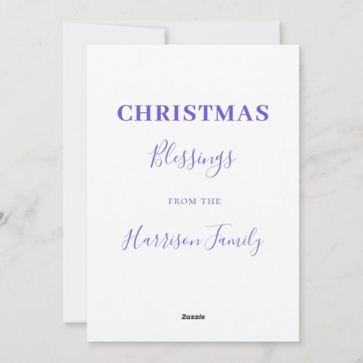 Cartes Pour Fêtes Annuelles Personnalisé Trois Rois Aquarelle Noël (Dos)