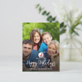Cartes Pour Fêtes Annuelles Personnaliser Votre Image Golf Holiday Design (Debout devant)
