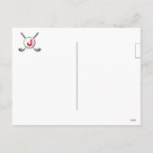 Cartes Pour Fêtes Annuelles Personnaliser Votre Image Golf Holiday Design (Dos)