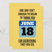 CARTES POUR FÊTES ANNUELLES PERSONNALISEZ MERCIS POUR HOMME (Devant / Derrière)