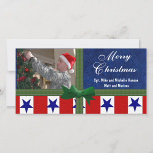 Cartes Pour Fêtes Annuelles Personnalité militaire de Noël