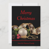 Cartes Pour Fêtes Annuelles Personnalized (Devant)