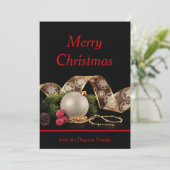 Cartes Pour Fêtes Annuelles Personnalized (Debout devant)