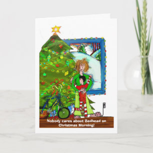 Cartes Pour Fêtes Annuelles Personne ne se soucie de Tête de lit