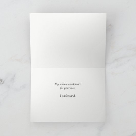 Cartes Pour Fêtes Annuelles Perte de Greyhound Dog Rainbow Sympathy Card (Intérieur)