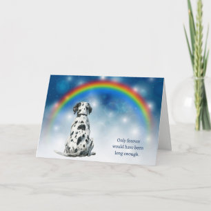 Cartes Pour Fêtes Annuelles Perte de veilleuses Dalmatien Sympathie