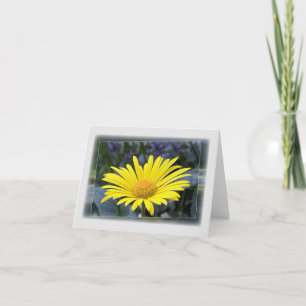 Cartes Pour Fêtes Annuelles Pétales jaunes