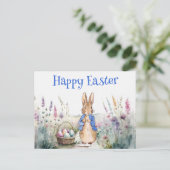 Cartes Pour Fêtes Annuelles Peter le lapin Joyeux Pâques (Debout devant)