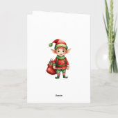 Cartes Pour Fêtes Annuelles Peter le lapin Joyeux sapin de Noël (Dos)