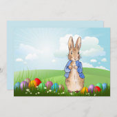 Cartes Pour Fêtes Annuelles Peter le lapin lapin lapin de Pâques lapin (Devant / Derrière)