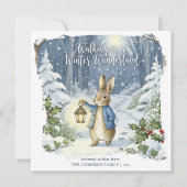 Cartes Pour Fêtes Annuelles Peter Rabbit Classic Woodland (Devant)