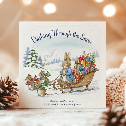Cartes Pour Fêtes Annuelles Peter Rabbit Magical Christmas
