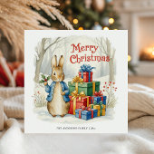 Cartes Pour Fêtes Annuelles Peter Rabbit Merry Christmas