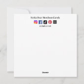 Cartes Pour Fêtes Annuelles Petit Aide de Père Noël  (Dos)