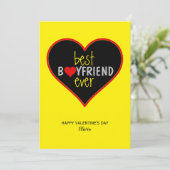 Cartes Pour Fêtes Annuelles Petit ami Saint Valentin (Debout devant)