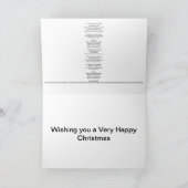 Cartes Pour Fêtes Annuelles Petit âne à Noël (Intérieur)