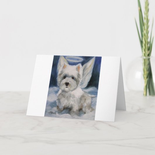 Cartes Pour Fêtes Annuelles petit ange (Devant)