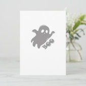 Cartes Pour Fêtes Annuelles Petit Boo esthétique simple (Debout devant)