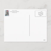 Cartes Pour Fêtes Annuelles petit chiot noir et brun à noël (Dos)