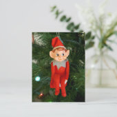 Cartes Pour Fêtes Annuelles Petit elfe rouge (Debout devant)