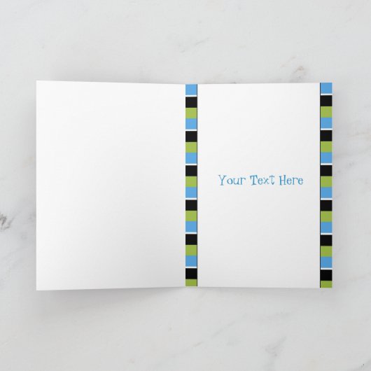 Cartes Pour Fêtes Annuelles petit garçon avec un coeur (Intérieur)