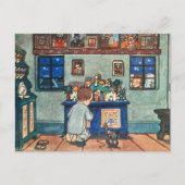 Cartes Pour Fêtes Annuelles Petit garçon priant (Devant)