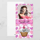 Cartes Pour Fêtes Annuelles Petit gâteau heureux Valentine (Devant / Derrière)