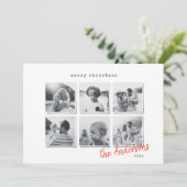 Cartes Pour Fêtes Annuelles Petit Noël moderne multi photo (Debout devant)