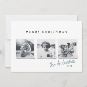 Cartes Pour Fêtes Annuelles Petit Noël moderne multi photo