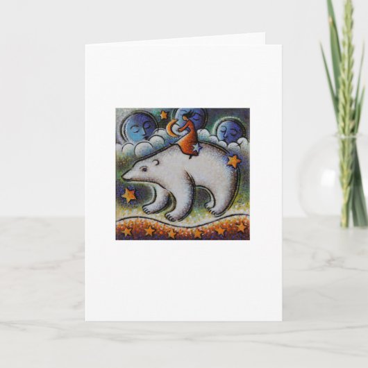 Cartes Pour Fêtes Annuelles Petit ours (Devant)