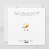 Cartes Pour Fêtes Annuelles Petit Robin (Dos)