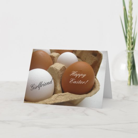 Cartes Pour Fêtes Annuelles Petite amie Joyeuse Pâques (Devant)