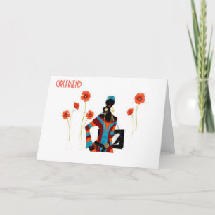 CARTES POUR FÊTES ANNUELLES **PETITE AMIE** JOYEZ NOËL / TRÈS HEUREUSE NOUVELL