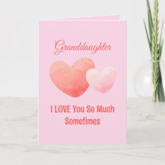 Cartes Pour Fêtes Annuelles Petite-fille drôle et douce pour la Saint-Valentin