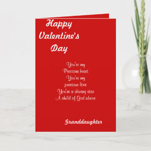 Cartes Pour Fêtes Annuelles Petite-fille le jour de la Saint-Valentin